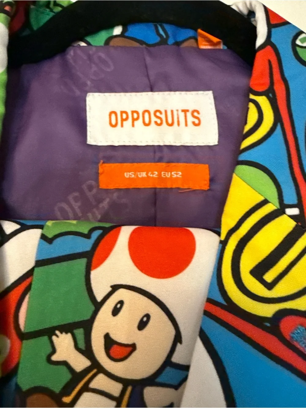 OppoSuits Super Mario Print Blazer - Multicolor - Picture 2 of 5